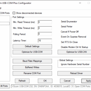 Alternative view of USB-COM Eco ISO