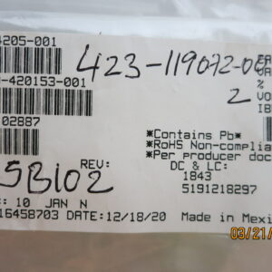 Alternative view of 4205-001