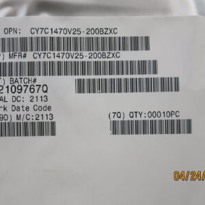 CY7C1470V25-200BZXC