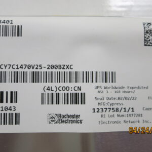 Alternative view of CY7C1470V25-200BZXC